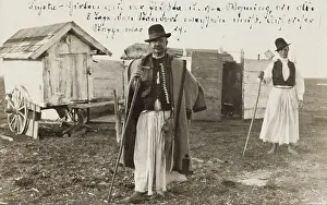 Herdsmen: Two shepherds from the Bugacpuszta