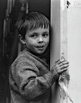 Tyley: Shepherds Bush London, boy on demolition site