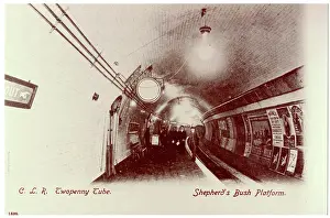 Fare: Shepherds Bush Underground Station, platform scene