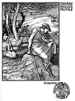 Calender: Shepherd's Calendar - Months of the year - January
