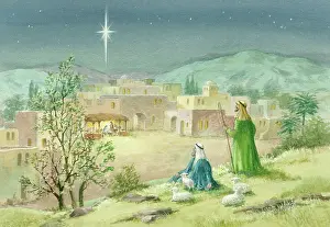 Cooke: Shepherds on Hillside overlooking Bethlehem