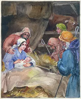 Gery: Shepherds before the Holy Family