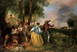 Watteau: The Shepherds, by Watteau