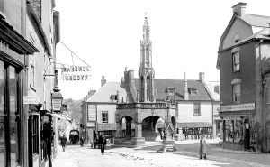 Shepton: Shepton Mallet, the Cross 1899