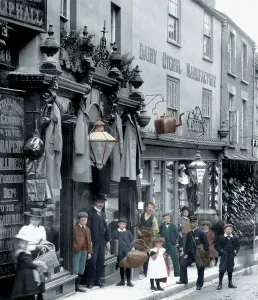Shepton: Shepton Mallet, Town Street 1899