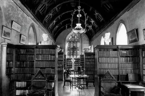 Sherborne: Sherborne, Kings School Library 1900