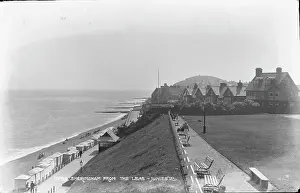 Huts: Sheringham from The Leas