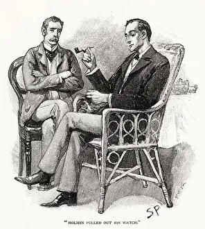 Diogenes: Sherlock Holmes - Holmes checks his watch