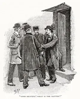 Hayter: Sherlock Holmes - Holmes collapses at the Cunninghams house