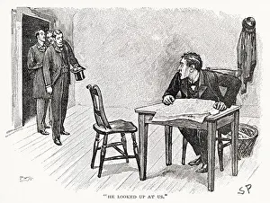 Pinner: Sherlock Holmes - Holmes and company enter Pinner's office