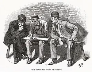 Lestrade: Sherlock Holmes - Holmes examines the severed ears