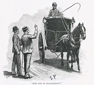 Wallington: Sherlock Holmes - Holmes hails a cab