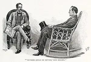 Stockbrokers: Sherlock Holmes - Holmes visits watson at his office