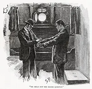 Lestrade: Sherlock Holmes - Lestrade apprehends Jim Browner
