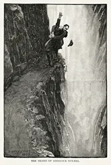 Plunge: Sherlock Holmes and Moriarty struggle