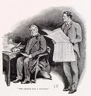 Jabez: Sherlock Holmes - Spaulding shows the advert to Wilson