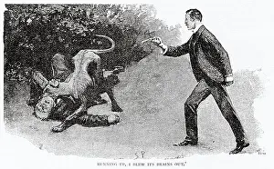 Beeches: Sherlock Holmes - Watson shoots Rucastle's mastiff