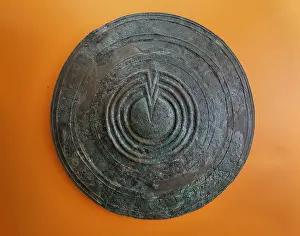 Lakonia: Shield, Archaeological Museum of Sparta, Greece