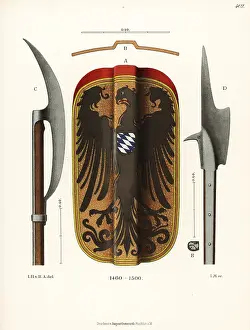 Parti: Shield and weapons of the late 15th century