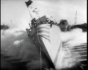 Sideways: A Ship Being Launched, Sideways