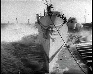 Sideways: A Ship Being Launched, Sideways