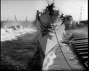 Sideways: A Ship Being Launched, Sideways