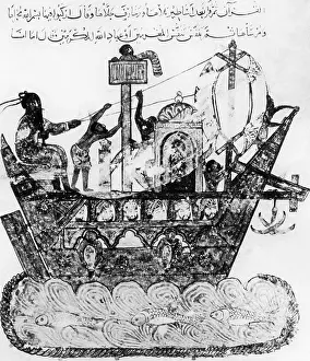 Ship on the Persian Gulf, around 1237