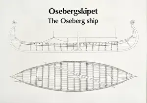 Clinker: Ship plan, Slottsfjells Museum, Tonsberg, Norway