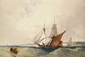 Parkes: Ship sailing off the Kent Coast