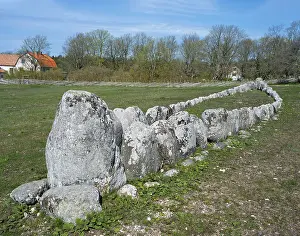 Situ: Ship Setting, Gannarve, Gotland, Sweden