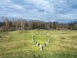 Mounds: Ship Settings, Anundshog, Sweden