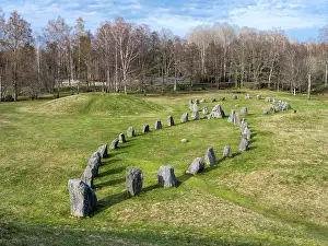 Mounds: Ship Settings, Anundshog, Sweden