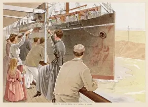 Homeward: Ship in the Suez Canal