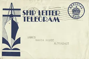 Telegram: Ship telegram envelope