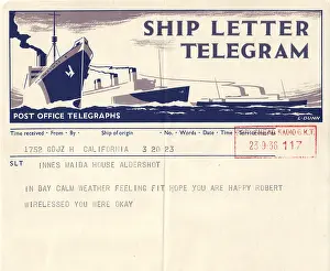 Telegram: Ship telegram with message