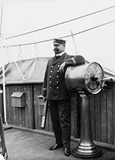 Ubersee: Ship Travel - Officer around 1912