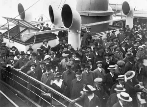 Kolonialzeit: Ship Travel - Passengers around 1912