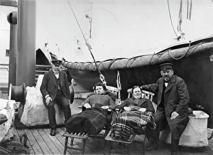 Bekleidung: Ship Travel - Passengers around 1912