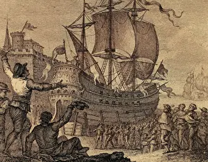 1807: The ship Victoria in Seville