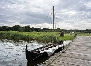 Haithabu: Ship, Viking Museum Haithabu, Hedeby, Germany