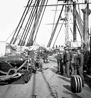 U.s.s: ship - war - American Civil War U.S.S. New Hampshire