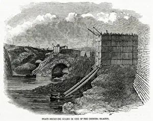 Chincha: Shipping Guano - Peru - 1857