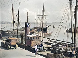 John Maclellan: Ships and boats in a harbour