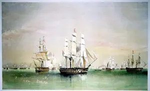 Becalmed: The Ships of the Fleet Becalmed