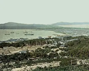 Hakodate: Ships at Hakodate, Japan