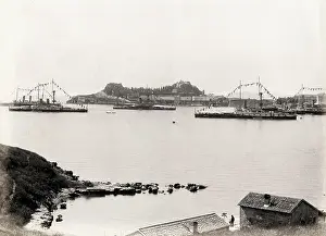 Breakwater: Ships in harbour, Mediterranean Sea, probably south of Franc