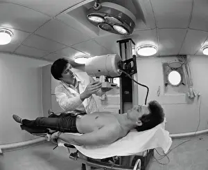 Treating: Ship's hospital