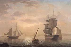 Fitz: Ships off Massachusetts Coast