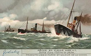 Liebig: Ships on Rough Sea