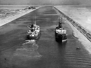 Stretches: Ships in Suez Canal